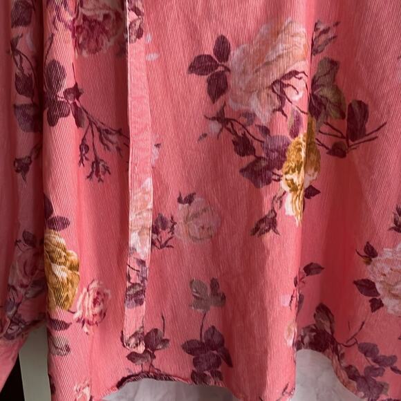 LOVESHACKFANCY Willow Corduroy Top In Charlestown Pink - Picture 8 of 16